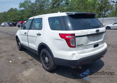 2013 Ford Police Interceptor из США, поврежденный, VIN 1FM5K8AR8DGC63731